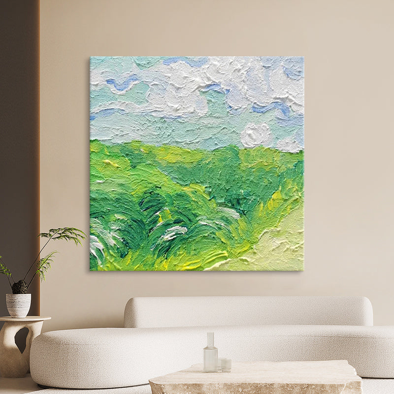 LANDSCAPE TEXTURED PAINTING #FLD-FJ-007