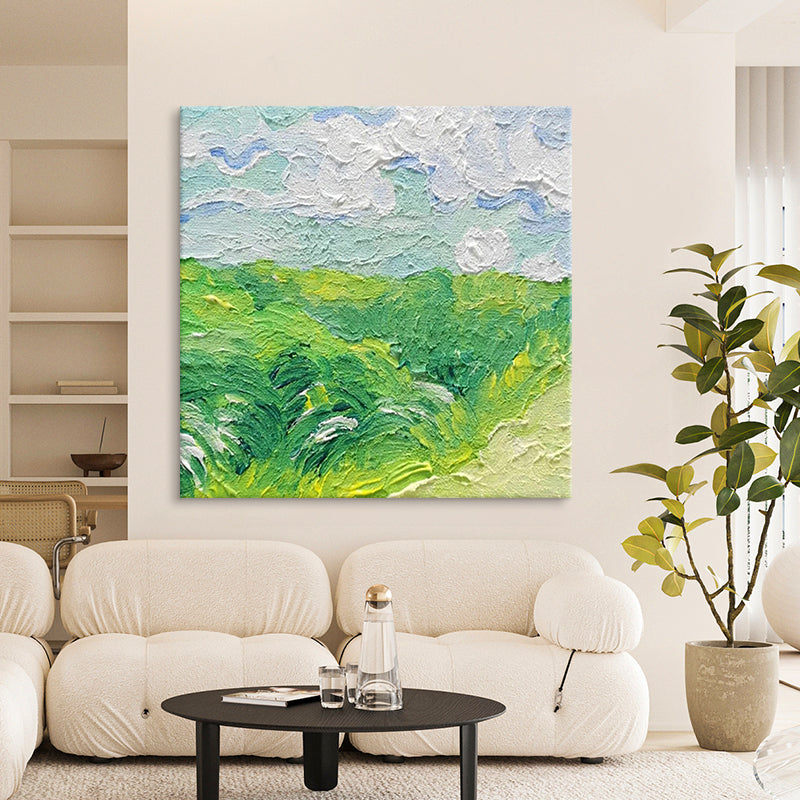 LANDSCAPE TEXTURED PAINTING #FLD-FJ-007