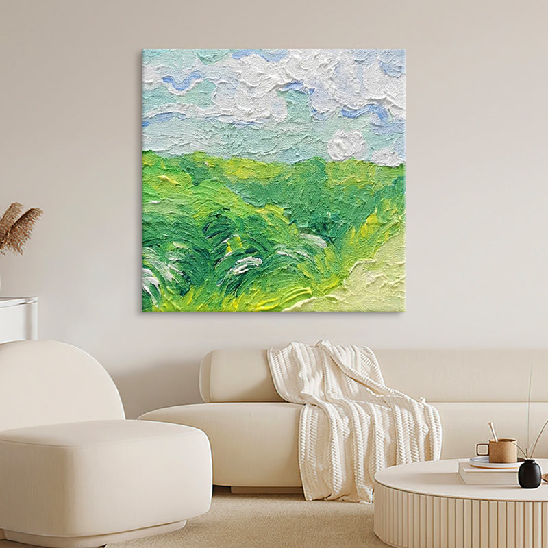 LANDSCAPE TEXTURED PAINTING #FLD-FJ-007