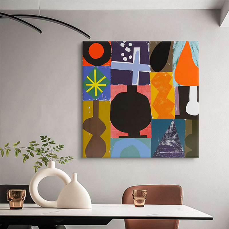 GEOMETRIC ABSTRACT PAINTING #FLD-JH-007