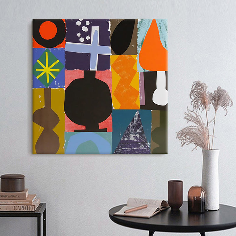 GEOMETRIC ABSTRACT PAINTING #FLD-JH-007